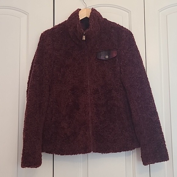 Pendleton Women's Fuzzy Full Zip Sherpa Teddy Coat Jacket - Picture 5 of 12